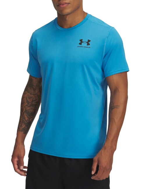 UNDER ARMOUR HEATGEAR FITTED T-shirt a maniche corte ether blue - T-shirt Uomo