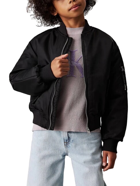 CALVIN KLEIN CK KIDS Giubbotto bomber bimbo ck black - Giacche Bambini