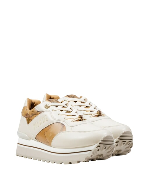 ALVIERO MARTINI PRIMA CLASSE GEO JR Sneakers platform bianco sporco/geo beige - Scarpe Donna