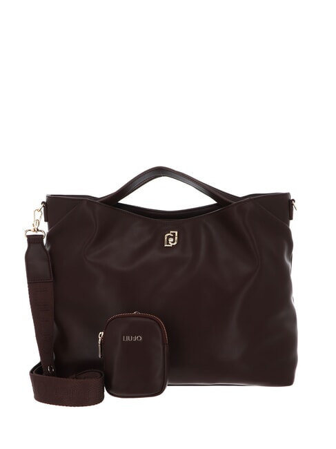 LIUJO ACHALA Tote bag media con pouch moro light - Borse Donna