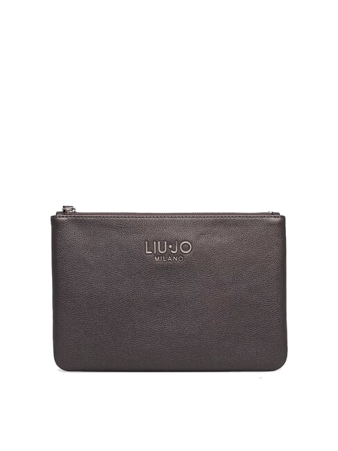 LIUJO CALIWEN Pochette bustina con polsierina antracite met. - Borse Donna