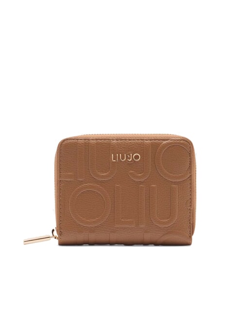 LIUJO CALIWEN Portafoglio medio zip around suede - Portafogli Donna