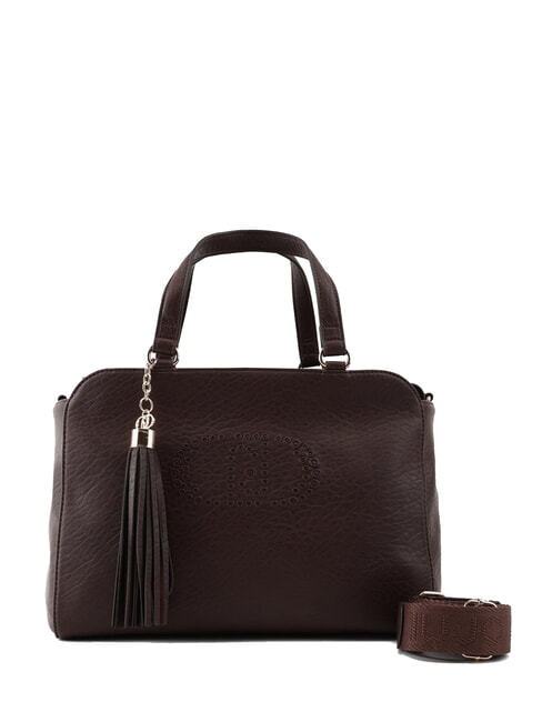 LIUJO SAMIANA Borsa a mano media con tracolla moro light - Borse Donna