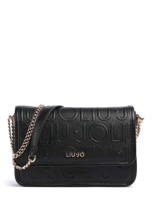 LIUJO MANHATTAN Borsa convertible con patta NERO - Borse Donna