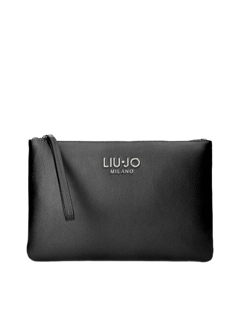 LIUJO CALIWEN Pochette bustina con polsierina NERO - Borse Donna