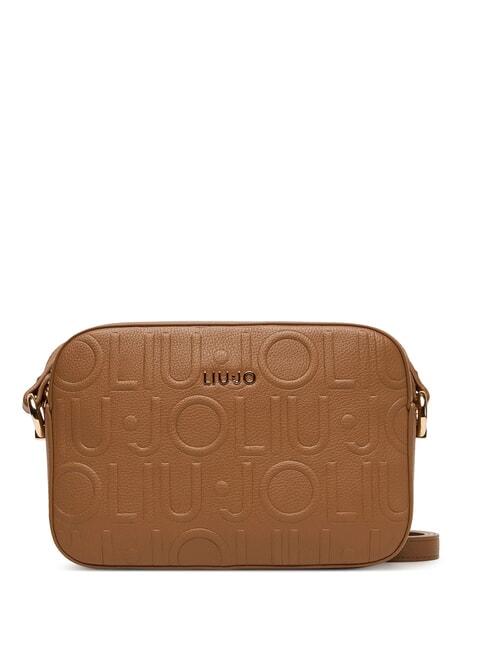 LIUJO MANHATTAN Borsa camera case media logo impresso suede - Borse Donna