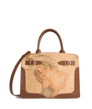 ALVIERO MARTINI PRIMA CLASSE VALLEY GEO Borsa a mano con tracolla castagna - Borse Donna - 1