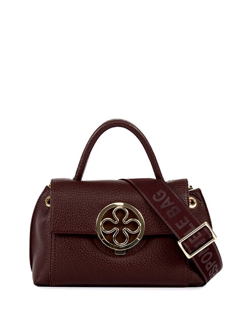 V73 FEDERICA Borsa piccola a mano con tracolla bordeaux - Borse Donna