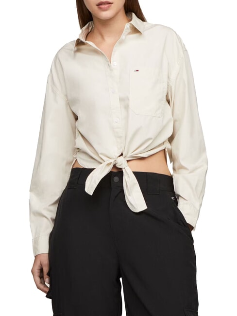 TOMMY HILFIGER TH JEANS  Camicia a maniche lunghe newsprint - Camicie Donna