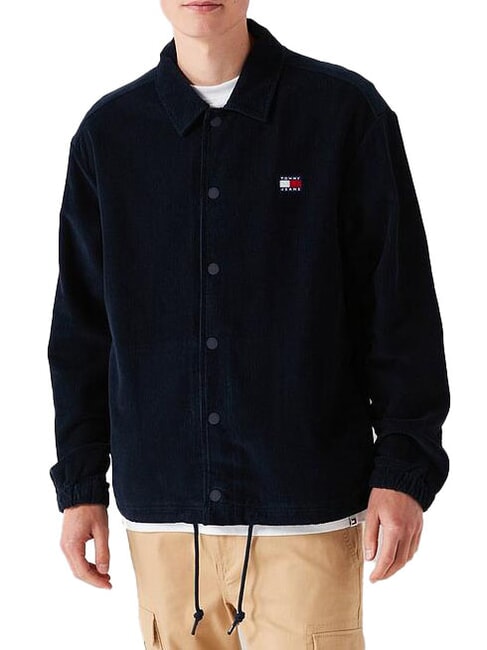 TOMMY HILFIGER TH JEANS Camicia Overshirt dark night navy - Camicie Uomo