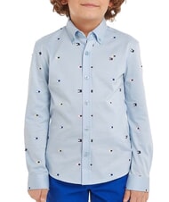 TOMMY HILFIGER TH KIDS Camicia in cotone maniche lunghe - Camicie Bambino