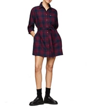 TOMMY HILFIGER TH JEANS  Abito tartan - Vestiti Donna