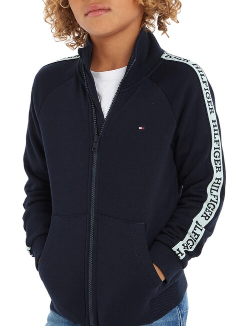 TOMMY HILFIGER TH KIDS Felpa con zip desert sky - Felpe Bambini