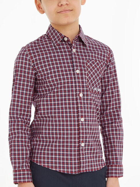 TOMMY HILFIGER TH KIDS Camicia a quadri deep indigo/multi - Camicie Bambino