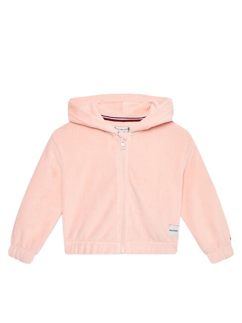 TOMMY HILFIGER TH KIDS Felpa con cappuccio pink crystal - Felpe Bambini