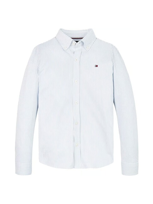 TOMMY HILFIGER TH KIDS Camicia in cotone breezy blue - Camicie Bambino