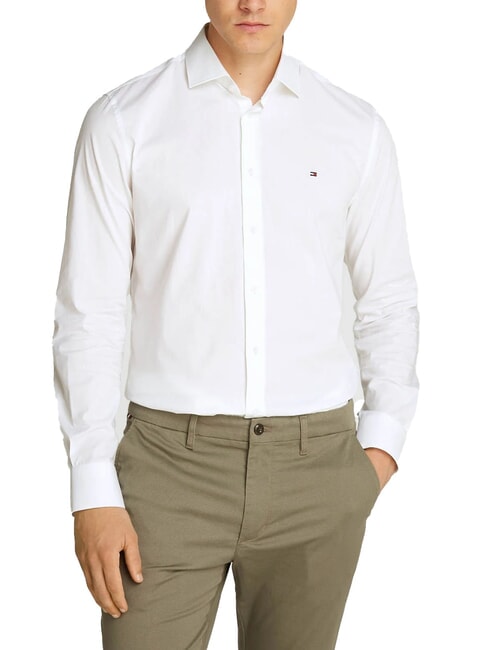 TOMMY HILFIGER TH  Camicia a maniche lunghe bright white - Camicie Uomo