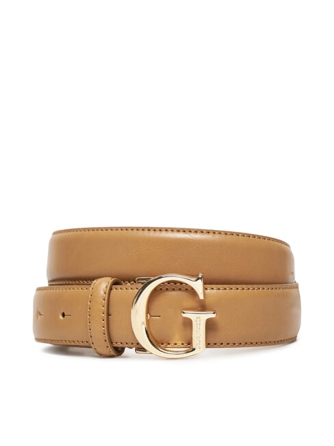 GUESS G Cintura in pelle Camel - Cinture