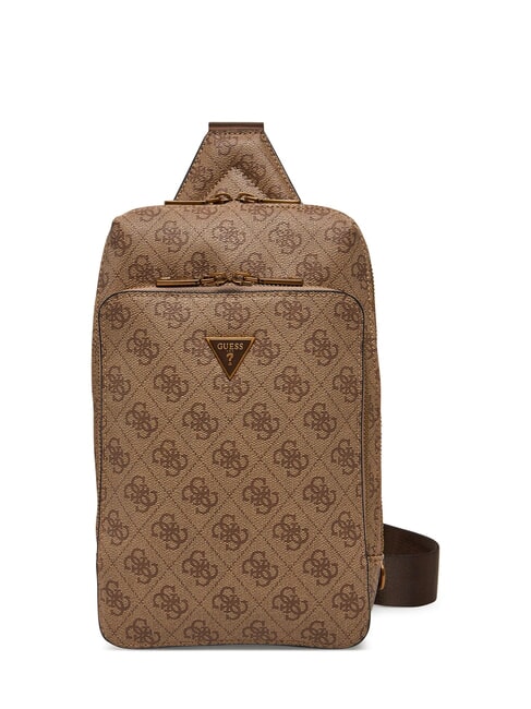 GUESS MILANO 4G Maxi Borsello beige/brown - Tracolle Uomo