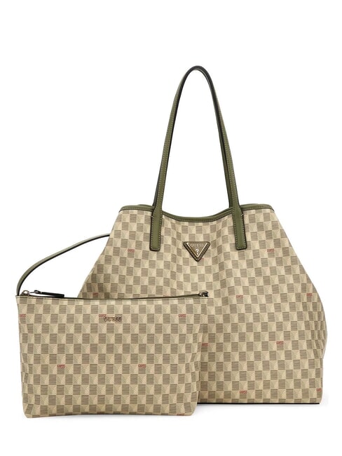 GUESS G WAVE  Borsa a spalla sage logo - Borse Donna