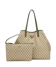GUESS G WAVE  Borsa a spalla sage logo - Borse Donna - 1