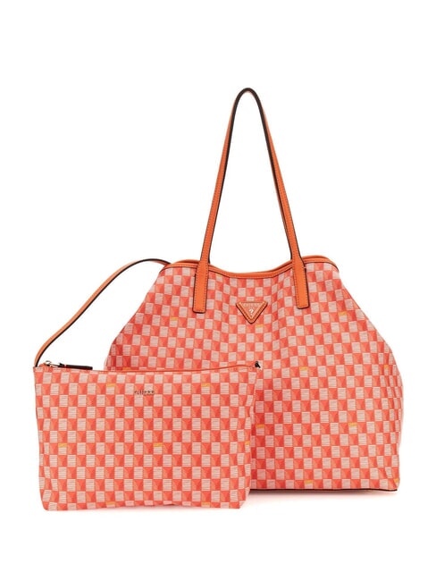 GUESS G WAVE  Borsa a spalla orange logo - Borse Donna
