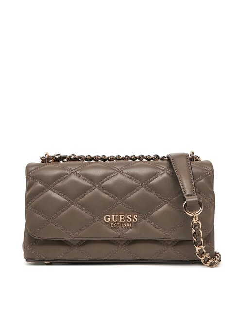 GUESS TAMSIN Borsetta a tracolla dark taupe - Borse Donna