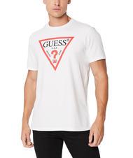 GUESS TRI LOGO T-shirt in cotone - T-shirt Uomo