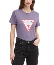 GUESS CLASSIC FIT LOGO T-shirt con logo triangolo - T-shirt e Top Donna
