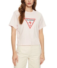 GUESS JEANS SS CN BOXY ICONIC  T-Shirt in cotone - T-shirt e Top Donna