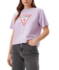 GUESS JEANS SS CN BOXY ICONIC  T-Shirt in cotone - T-shirt e Top Donna