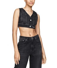 TOMMY HILFIGER TH JEANS Top in denim - T-shirt e Top Donna