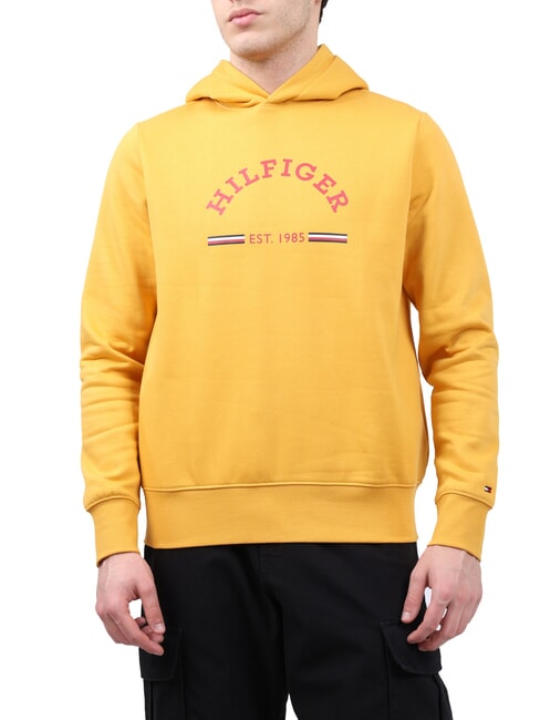 TOMMY HILFIGER TH 1985 Felpa con cappuccio city yellow - Felpe Uomo