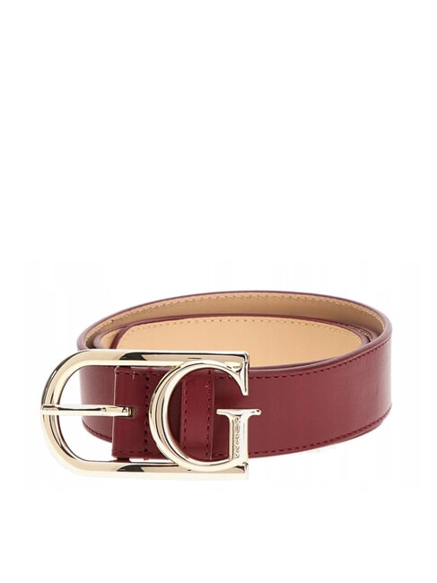 GUESS EVAINE Cintura in pelle con fibbia G ROSSO - Cinture