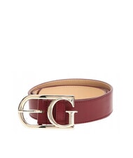 GUESS EVAINE Cintura in pelle con fibbia G - Cinture