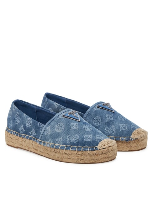 GUESS JOLANDON Mocassini espadrillas blue - Scarpe Donna