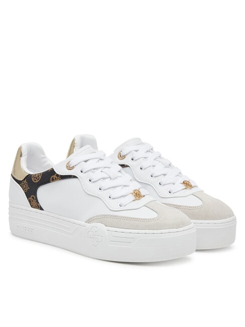 GUESS SWOLE Sneakers platform inserti logo white - Scarpe Donna