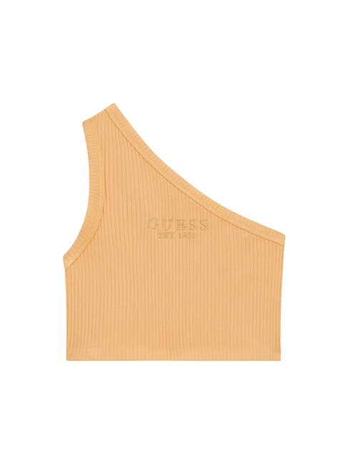 GUESS KIDS GARMENT Top monospalla  a costine tangerine sorbet - T-shirt Bambino