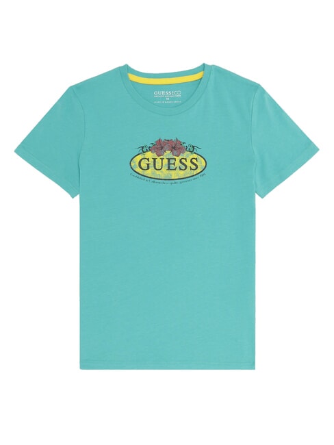 GUESS KIDS T-shirt a maniche corte jade mint - T-shirt Bambino