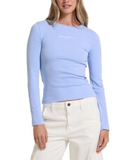 GUESS JEANS EMBRO T-shirt manica lunga a costine - T-shirt e Top Donna