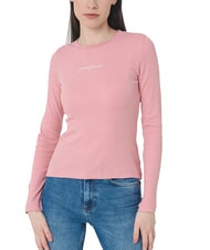 GUESS JEANS EMBRO T-shirt manica lunga a costine - T-shirt e Top Donna