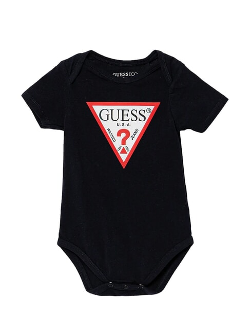 GUESS KIDS Tutina body manica corta neonato smartblue - Tutine e completi per neonati