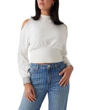 GUESS BLING Maglia dolcevita cut out strass polsini dovwhi - Maglie Donna - 1