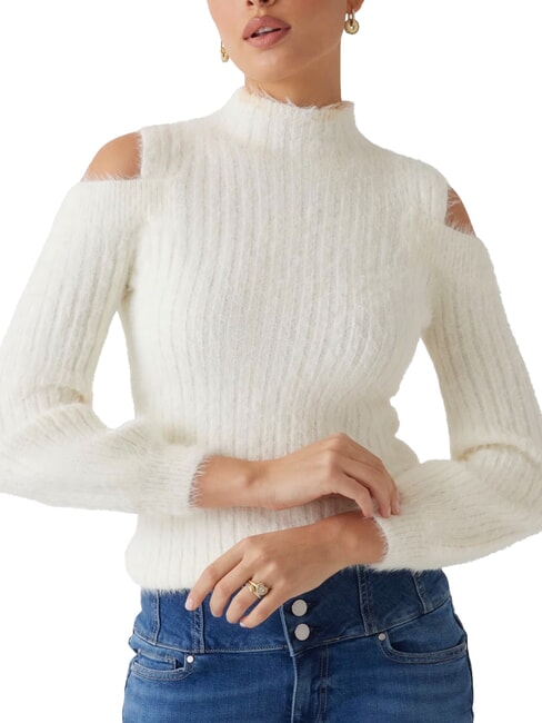 Maglione a maglia mezza cerniera da donna oversize maglione a collo alto manica lunga casual basic autunno inverno pullover maglieria, cachi, S