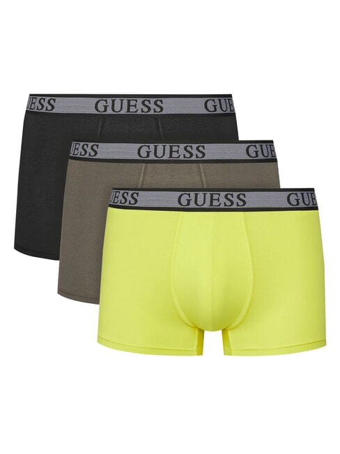 GUESS JOE 3 Boxer multicor blk lava yellow comb - Slip Uomo