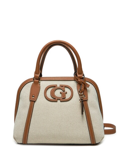 GUESS SEBINA Borsa a mano con tracolla natural/caramel - Borse Donna
