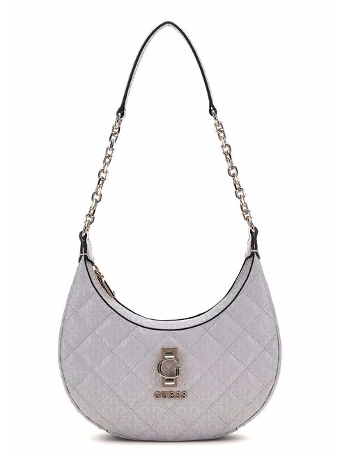 GUESS BESSEY Borsa a spalla con tracolla lavendar grey - Borse Donna