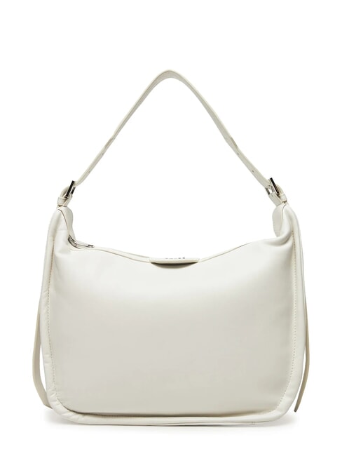 GUESS EVA Borsa a spalla in pelle optic white - Borse Donna