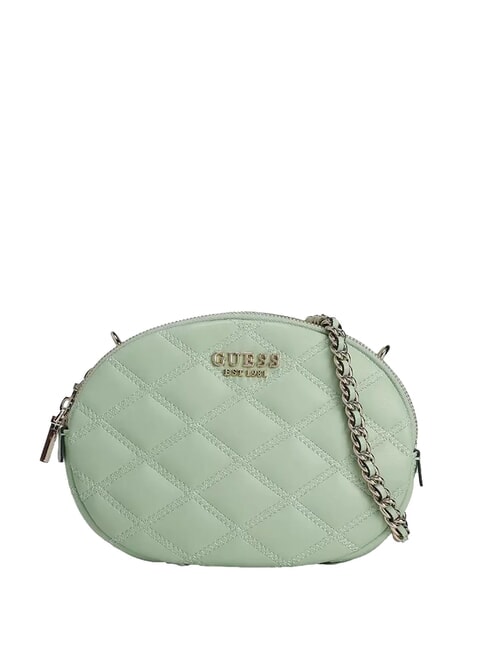 GUESS TAMSIN Borsa piccola trapuntata a tracolla celadon - Borse Donna