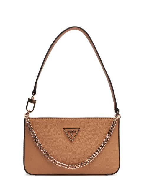 GUESS NOELLE Borsa a spalla con catena BEIGE - Borse Donna